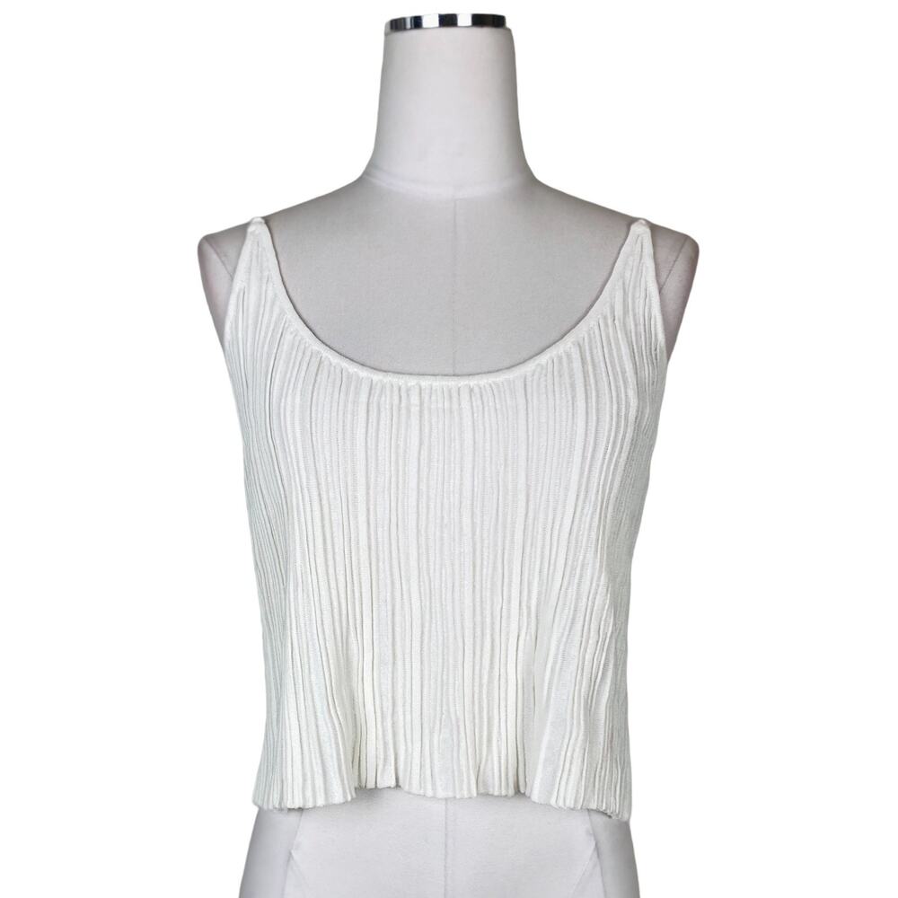 Intimately Free People Get to Know You White Cami Top Womens Large Spring Boho